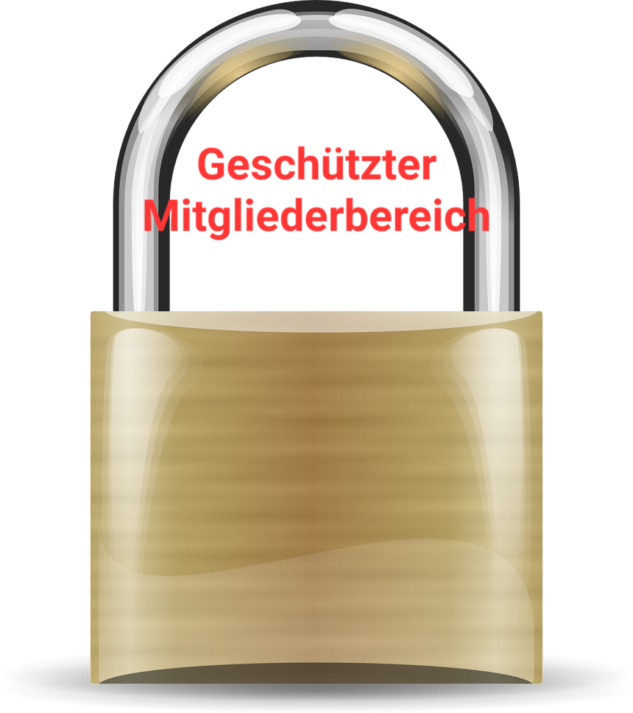 Um auf unsere geschützten Inhalte zugreifen zu können, benötigen Sie als Benutzernamen UND Passwort Ihre Mitgliedsnummer, die sie ggf. um einige Nullstellen erweitern müssen.