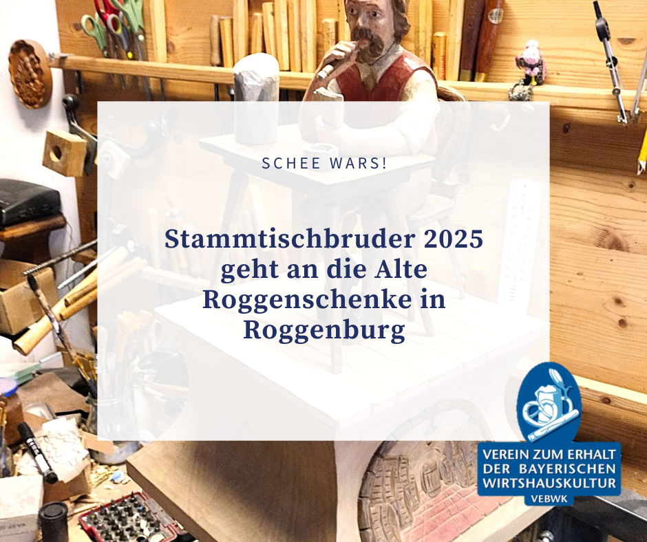 Der VEBWK hat im Hofbräuhaus München die „Alte Roggenschenke“ aus Roggenburg mit dem „Bayerischen Stammtischbruder 2025“ ausgezeichnet. Eine feierliche Verleihung, bewegende Worte – und ganz viel echtes bayerisches Lebensgefühl.