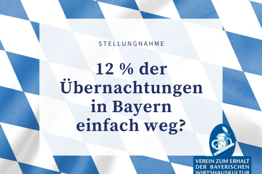 Die Bundesregierung will Schulungsheime und Reha-Kliniken aus der Übernachtungsstatistik streichen – mit weitreichenden Folgen für Bayerns Kurorte und Wirtshäuser. Der VEBWK schließt sich der Kritik von Deutschem Tourismusverband und Heilbäderverband an und fordert die ersatzlose Streichung von Artikel 9 aus dem Gesetzentwurf.